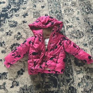 4T baby gap Minnie Mouse puffer coat